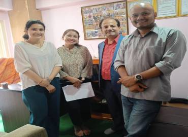 Meeting with Principal of Jubilant College 24 September 2023