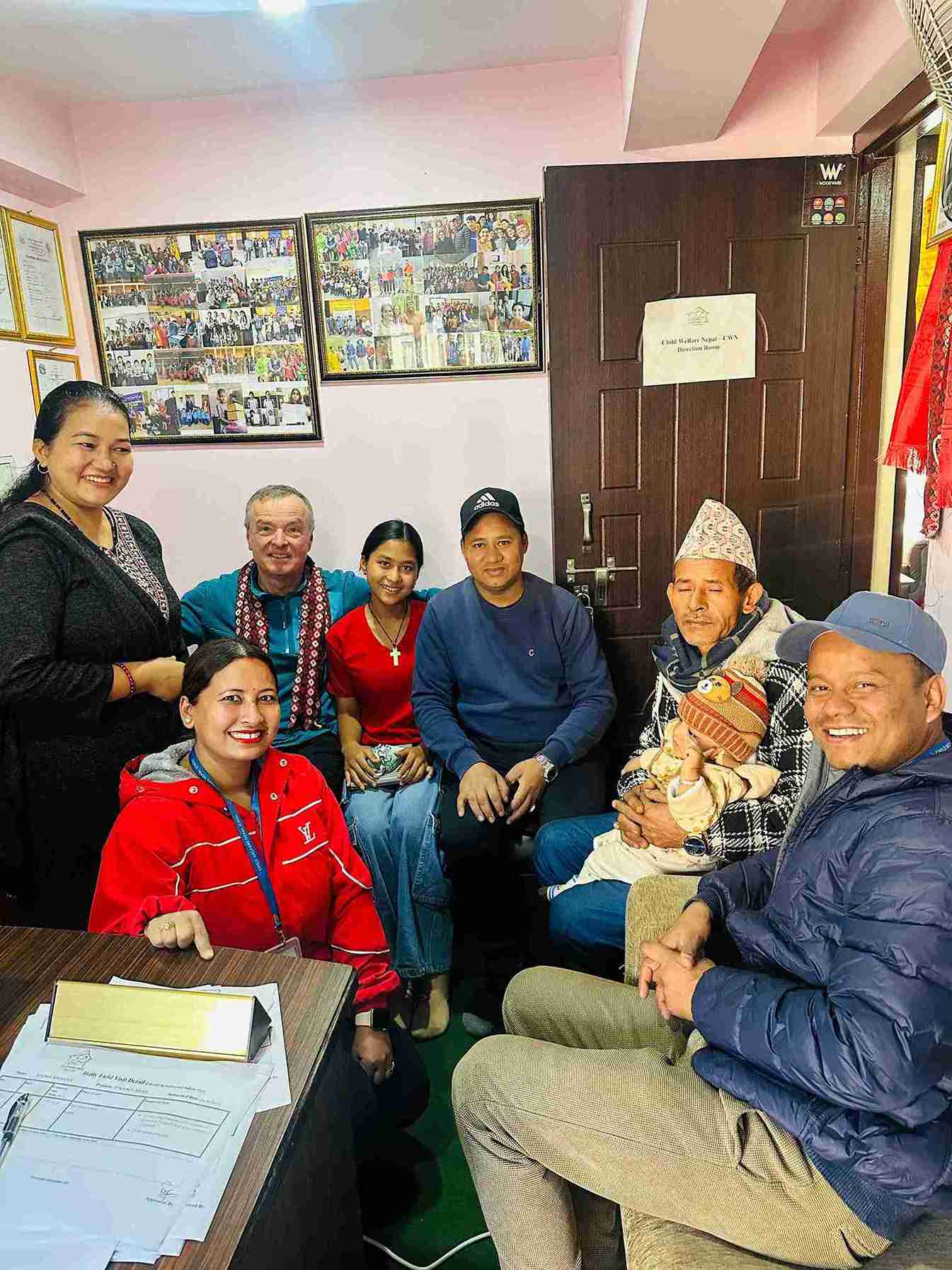 Meeting with sponsor of roshni surkheti along with families & CWN team on 10th December 2025