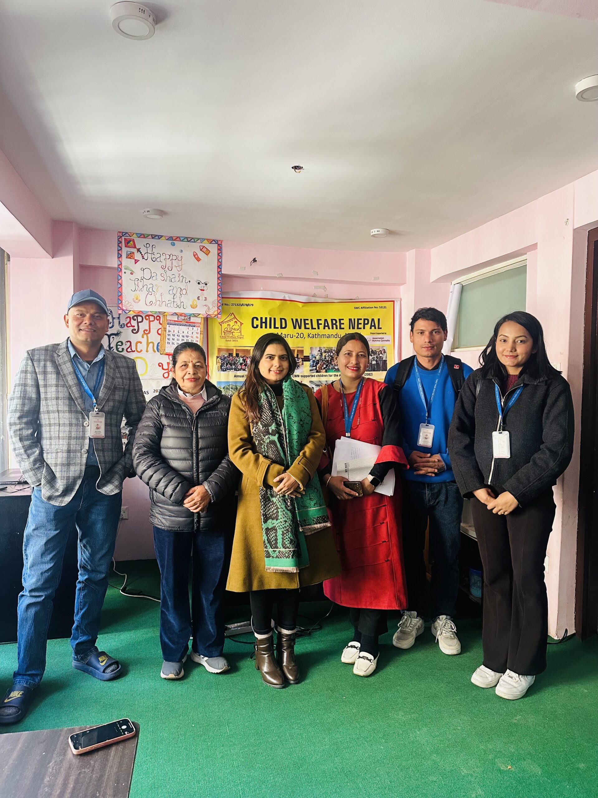 SWC M&E team monitoring visit to different school on 5th February 2026